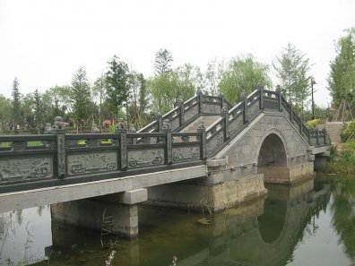 石雕欄桿、石拱橋、石欄桿