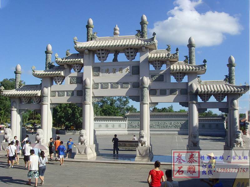 石雕欄桿、石拱橋、石欄桿