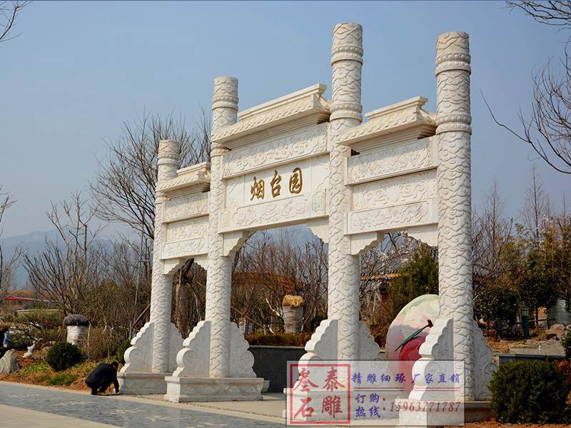 石雕欄桿、石拱橋、石欄桿