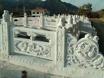 石雕欄桿、石拱橋、石欄桿