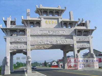 石雕欄桿、石拱橋、石欄桿