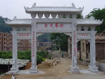 石雕欄桿、石拱橋、石欄桿