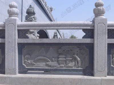 石雕欄桿、石拱橋、石欄桿