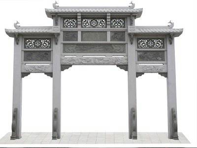 石雕欄桿、石拱橋、石欄桿