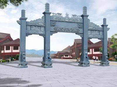 石雕欄桿、石拱橋、石欄桿