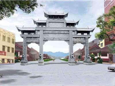 石雕欄桿、石拱橋、石欄桿