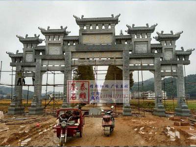 石雕欄桿、石拱橋、石欄桿