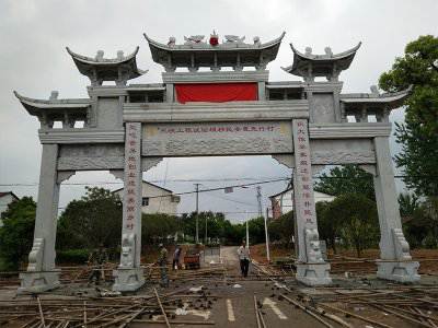 石雕欄桿、石拱橋、石欄桿