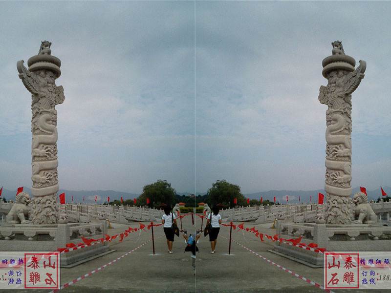 石雕欄桿、石拱橋、石欄桿