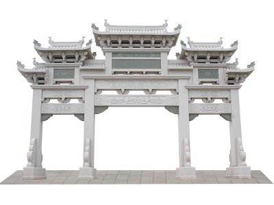 石雕欄桿、石拱橋、石欄桿