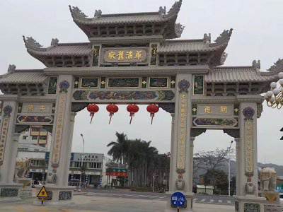 石雕欄桿、石拱橋、石欄桿