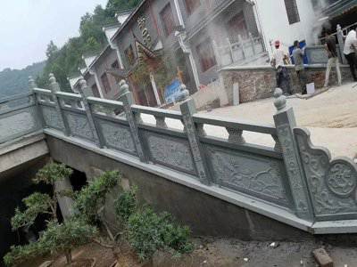 石雕欄桿、石拱橋、石欄桿