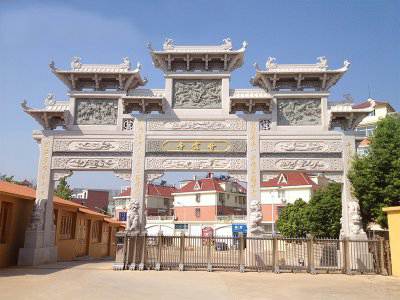 石雕欄桿、石拱橋、石欄桿