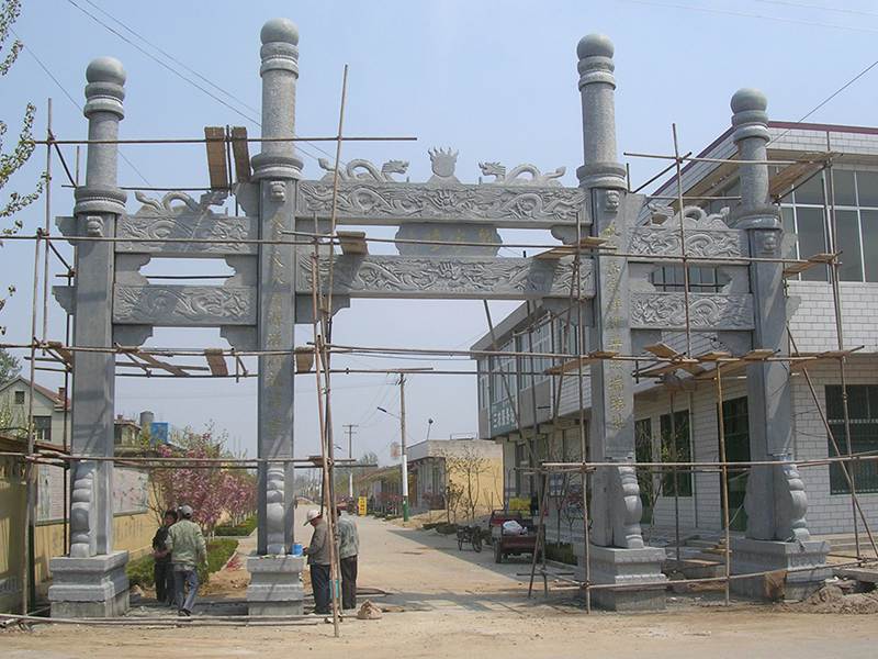 石牌坊安裝