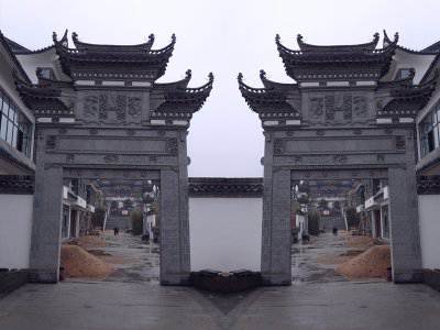 石雕欄桿、石拱橋、石欄桿