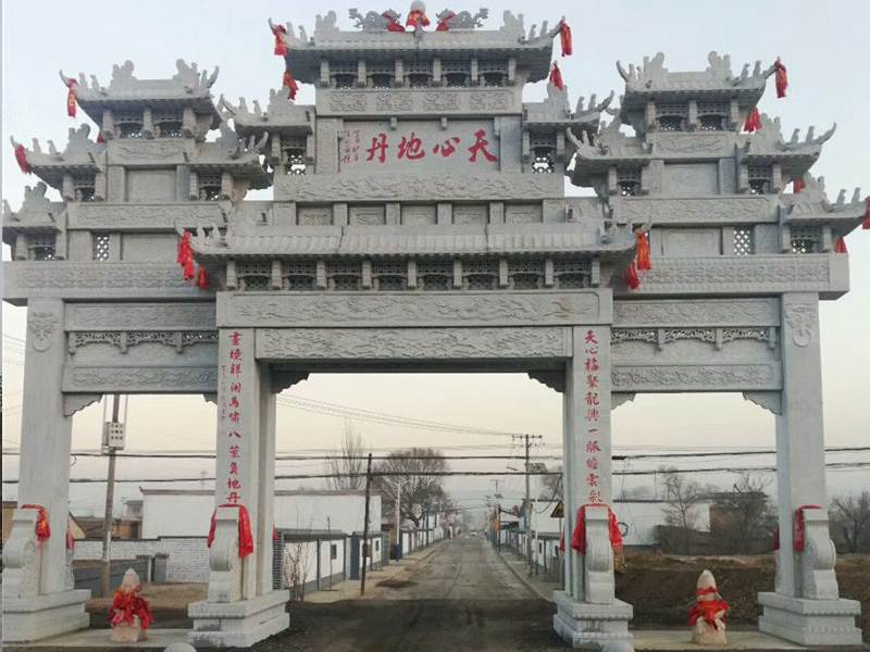 農(nóng)村石牌坊尺寸