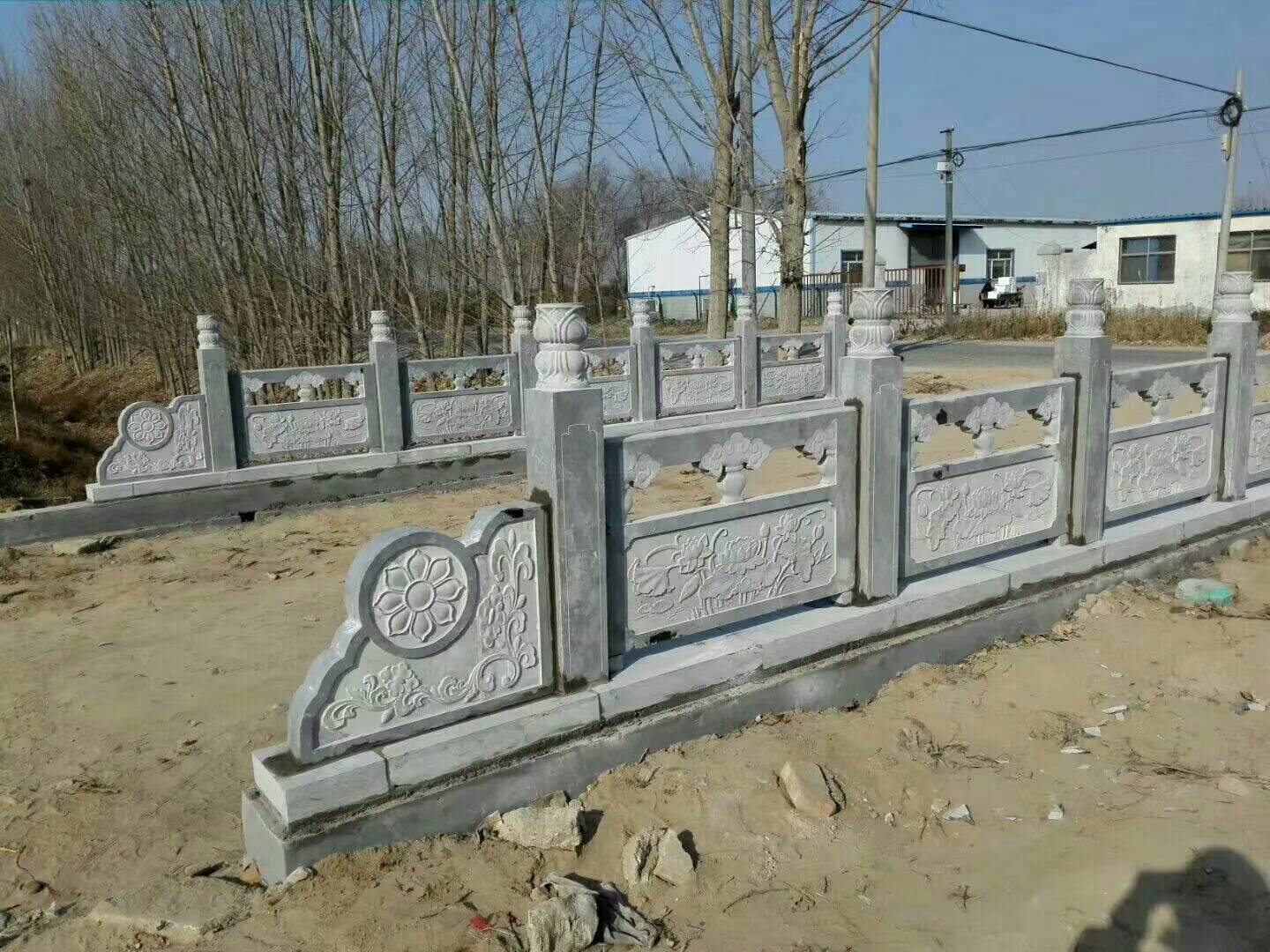 青石欄桿加工制作