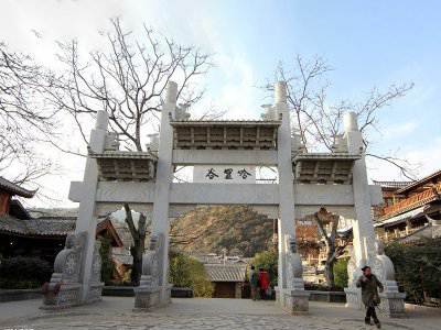 石雕欄桿、石拱橋、石欄桿