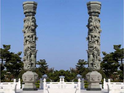 石雕欄桿、石拱橋、石欄桿