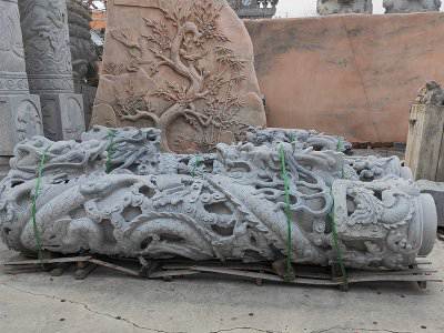 石雕欄桿、石拱橋、石欄桿