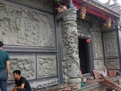 石雕欄桿、石拱橋、石欄桿