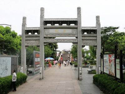 石雕欄桿、石拱橋、石欄桿