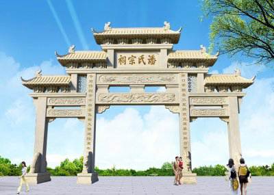 石雕欄桿、石拱橋、石欄桿