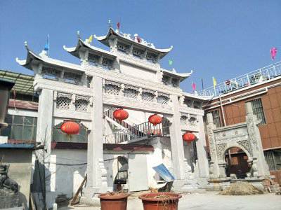 石雕欄桿、石拱橋、石欄桿