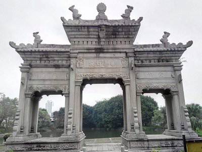 石雕欄桿、石拱橋、石欄桿