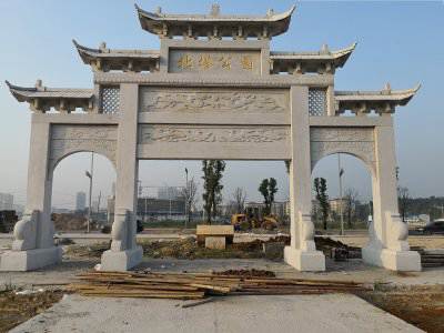 石雕欄桿、石拱橋、石欄桿