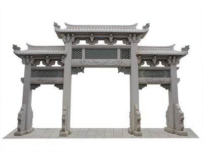 石雕欄桿、石拱橋、石欄桿