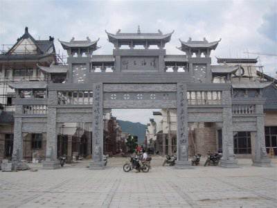 石雕欄桿、石拱橋、石欄桿