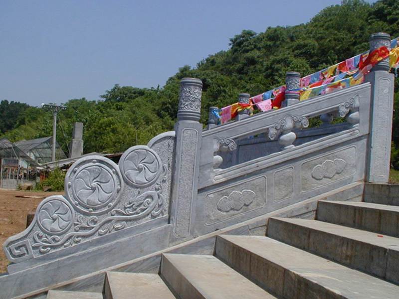 青石臺(tái)階石護(hù)欄