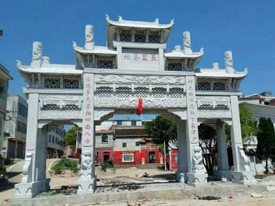 石雕欄桿、石拱橋、石欄桿