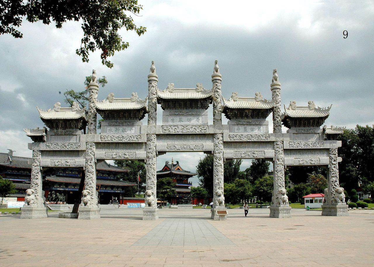 石雕欄桿、石拱橋、石欄桿