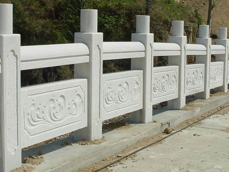 漢白玉石材欄桿雕刻