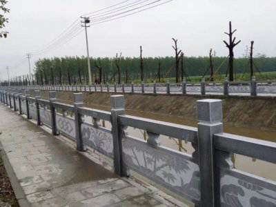 石雕欄桿、石拱橋、石欄桿