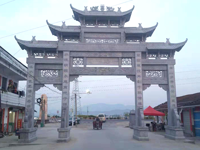 石雕欄桿、石拱橋、石欄桿