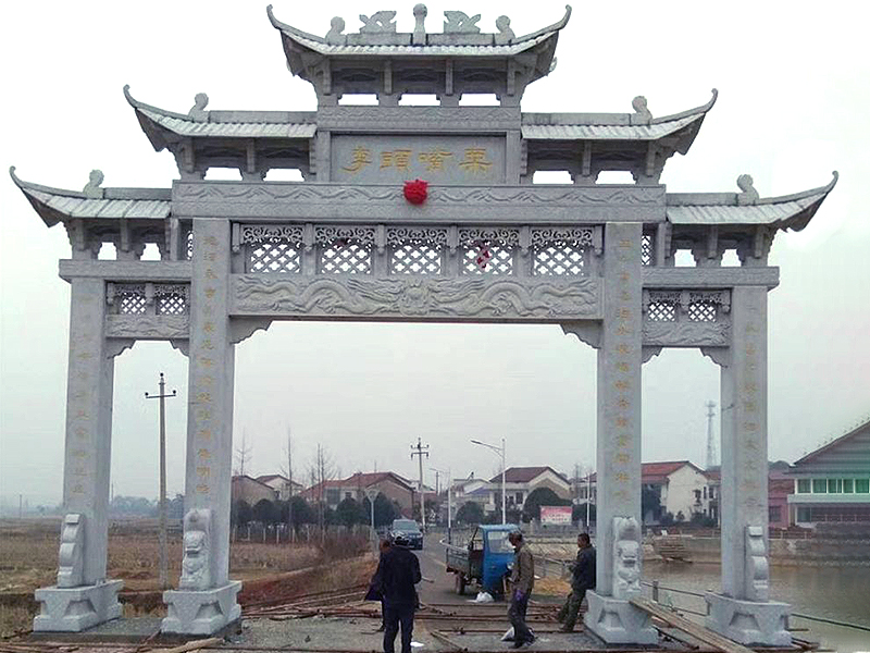 石雕欄桿、石拱橋、石欄桿