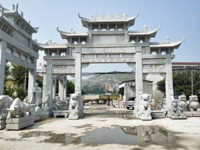 石雕欄桿、石拱橋、石欄桿