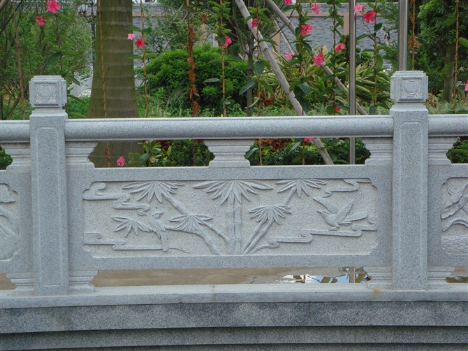 石雕欄桿、石拱橋、石欄桿